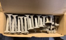 Lionel O-27 Graduated Trestle Set 110 Complete w/ Tie Channels, Box