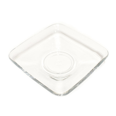 Tee Untertasse Glas Klar Eckig 6 Stück Pasabahce 54261