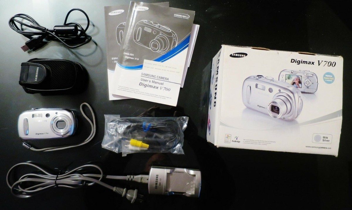 Samsung Digimax V700 7MP Digital Camera Silver | eBay Samsung Digimax V700 7MP Digital Camera Silver | eBay