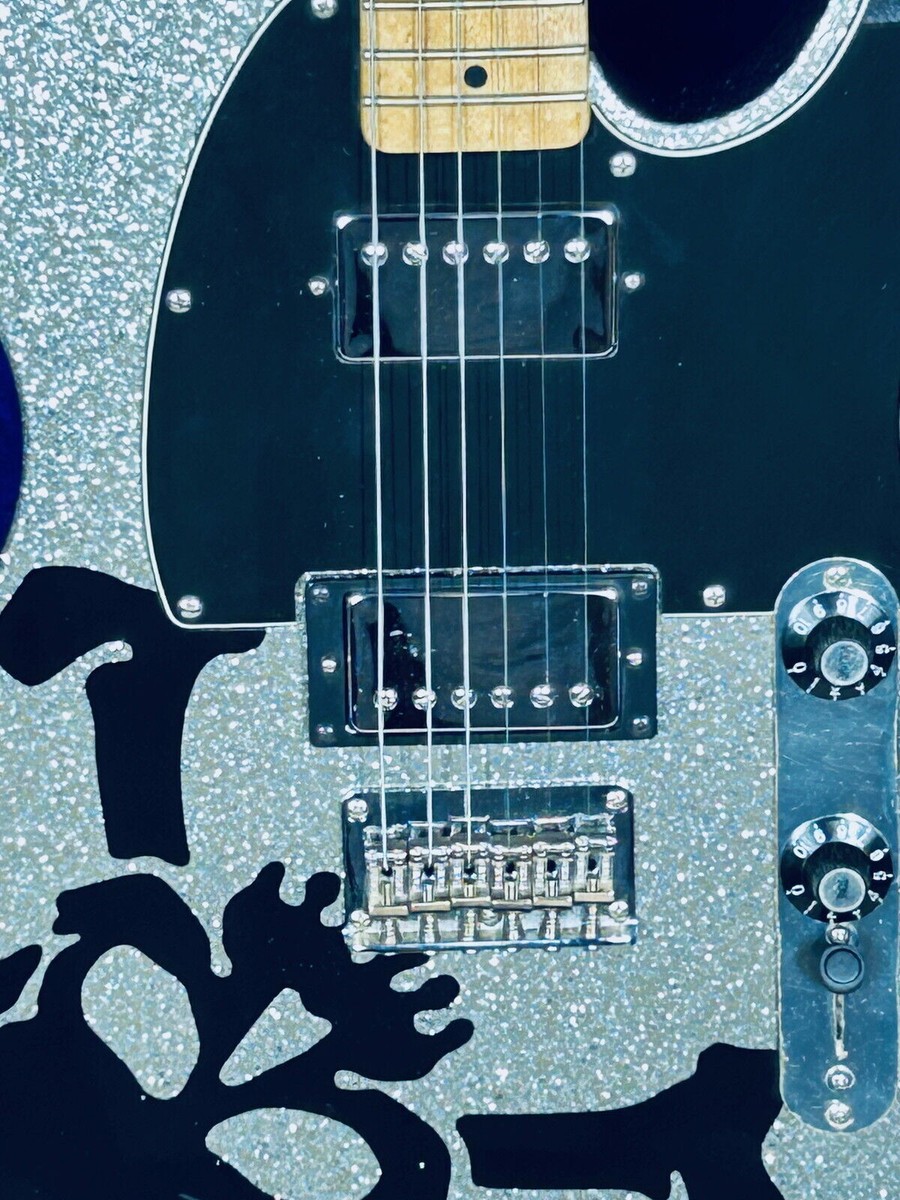 Squier Haruna Telecaster Used Skullsilver SCANDAL Basswood Body | eBay