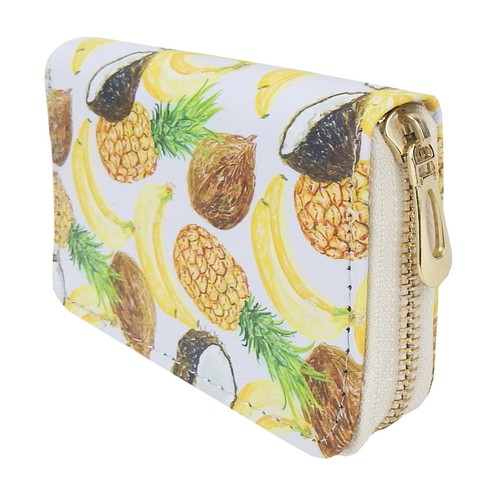 6 Mini Geldbörsen Damen - Süße Frucht Design Münzbeutel Mit Reißverschluss