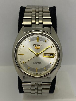 Vintage Seiko 5 6319-8040 Automatic 21 Jewels Watch Japan | eBay