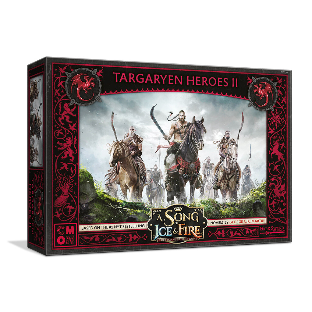 TARGARYEN HEROES 2 Песнь ледяного пламени ASOIAF Miniatures CMON NIB 5590₽