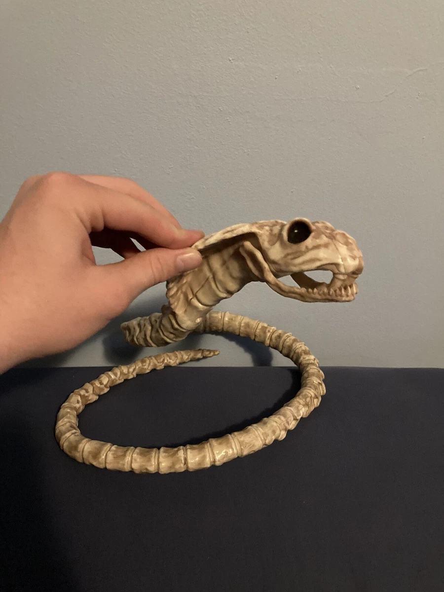 Seasons Cobra Skeleton Halloween Snake Prop Vtg Posable Jointed  Anthropomorphic | eBay