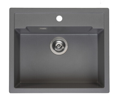 Reginox R31056 Regi Granit Spüle Amsterdam 54 TAPWING Grey Silvery ab 60 cm S...