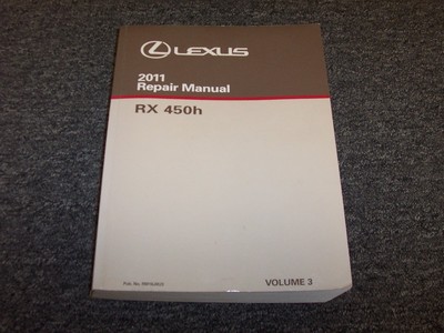 2011 Lexus RX450h Sedan Workshop Shop Service Repair Manual Book Vol3 3.5L V6