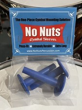 Cymbal Sleeve - No Nuts Flexible Cymbal Sleeves 3-PK BLUE 
