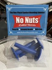 Cymbal Sleeve - No Nuts Flexible Cymbal Sleeves 3-PK (BLUE)