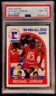 1989 Hoops #21 Michael Jordan All-Star PSA 8 NM-MT Freshly Graded ENN Cards
