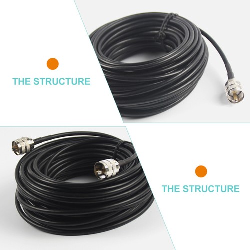 Coax Cable UHF- 259 Line Cable Antenna Cable - 259 To- 259 Cable - Zdjęcie 7 z 10