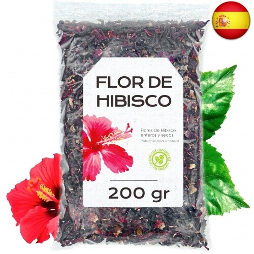 Flor de Jamaica 200g - Flor de Jamaica para Infusion - Hibisco - Te de Hibisco