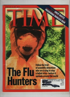 Time Magazine Hong Kong Bird Flu Hunters February 23 1998 012121nonr