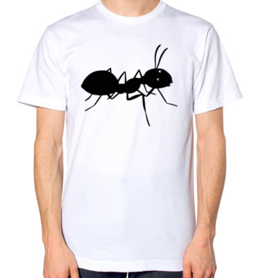 Ameise Cartoon T-Shirt Herren Damen Unisex Oberteil