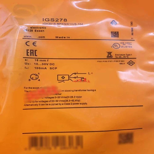 1 Stück Neu IFM IGS278 Näherungsschalter Sensor IGS278 Kostenloser Versand - Bild 2 von 2