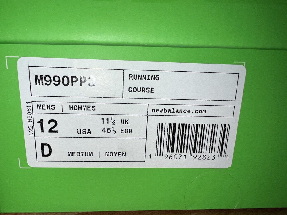 New Balance x Patta 990v3 Made in USA Olive M990PP3 Size 12 New Balance x Patta 990v3 Made in USA Olive M990PP3 Size 12