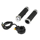 For 49cc 66cc 80cc Motorized Bicycle Handlebar Throttle Grips w/ Kill Switch