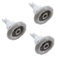 Hot Tub Basics | Spa Jet Inserts 3-3/8" Face Gray Nozzle Poly Storm 212-8059 3PK