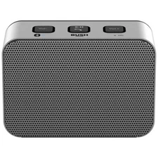 Bush Portable Small Wireless Connection Rechargeable Bluetooth Speaker Silver-UK