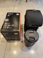 Sony G Master FE 16-35mm F2.8 E-Mount Lens - Excellent Condition.  