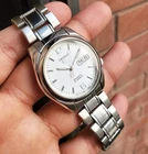 Seiko White Smooth Sunburst Dial Retro Vintage Ultra Rare Automatic 7S26 JDM OEM