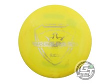 USED Dynamic Discs Fuzion Trespass 173g Yellow Silver Foil Distance Driver Disc