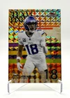 2025 Topps Finest Justin Jefferson Team Finest Orange Geometric /25 Vikings