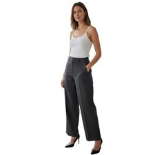 Banana Republic NEW Black Stretch Cotton Straight Leg Pants Side Zip W27 Size 2