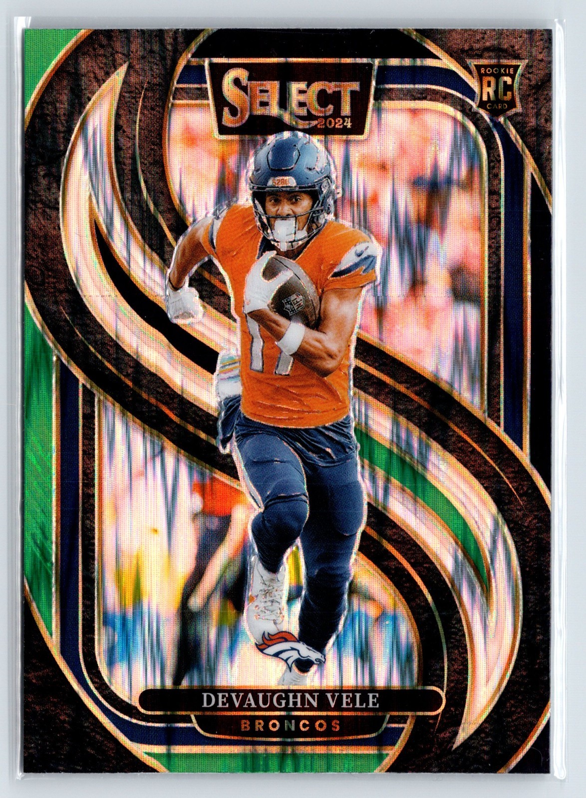 Devaughn Vele Panini Select #150 Black/Green Shock