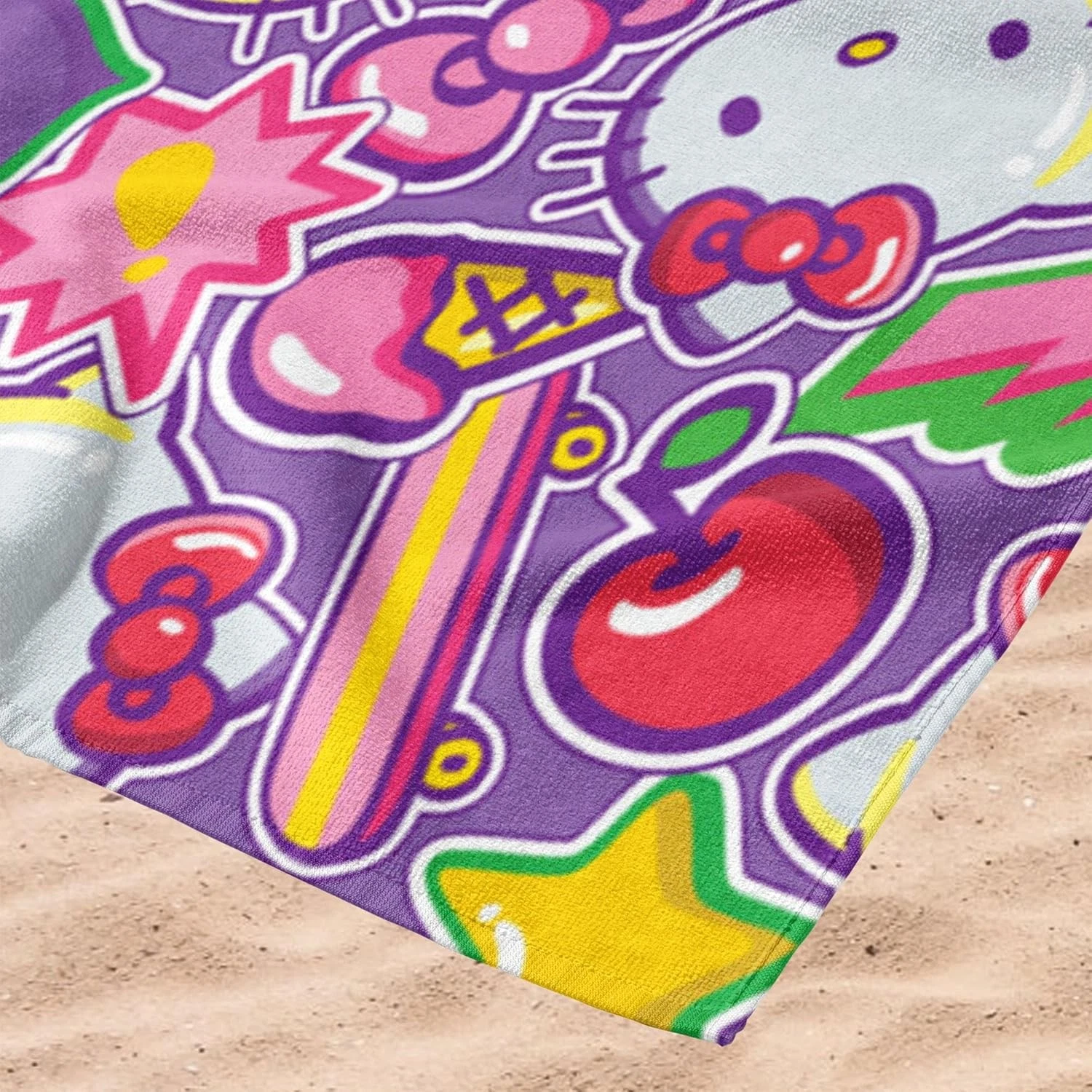 Hello Kitty Microfiber Beach Towel - Cherry Summer