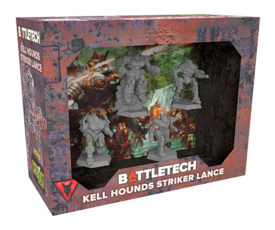 #ad Kell Hounds Striker Lance Battletech Miniatures Game Catalyst Game Labs $26.99