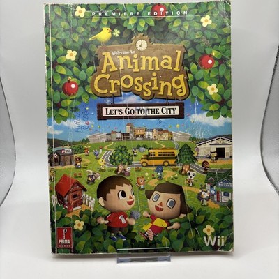 Welcome to Animal Crossing Lets Go To The City Wii Lösungsbuch Premiere Edition
