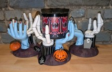 Bath  Body Works Nightmare Before Christmas Jack  Sally Hands Candle Holder
