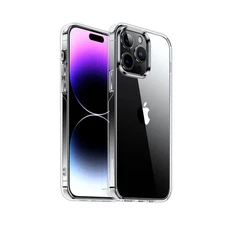 CASEKOO iPhone 14 Pro Clear Case, Never Yellow, Ex Mil Drop, 6.1"