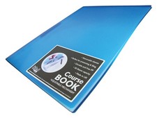 West Design Westfolio A4 Adjustable 50 Sleeve Plastic Art Course Book Blue