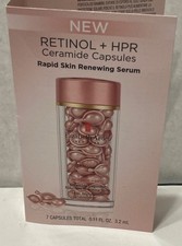 Elizabeth Arden Retinol HPR Ceramide Rapid Skin Renewing Serum 7 Capsules, NEW