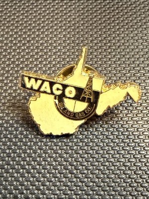Rare WACO Oil And Gas West Virginia pin Hat Lapel. 