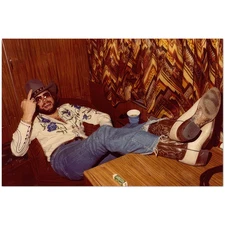 Outlaw Country Poster Hank Williams Jr. Style Middle Finger Vintage Tour Poster