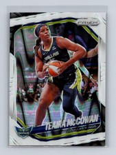 Teaira McCowan #48 2025 WNBA Panini Prizm White Seismic Card NM+