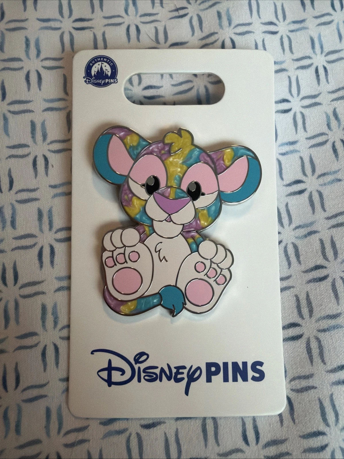 2026 Disney Parks Pin Simba Colorful Tie Dye Open Edition Pin