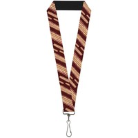 "Buckle-Down Lanyard-1.0\"-Bacon Slices Maroon 22\" X 1\" Multicolor (Us Import)"