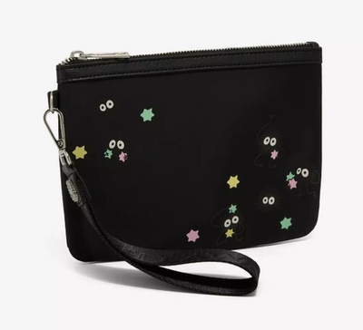 #ad Studio Ghibli Spirited Away Soot Sprites Wristlet Pouch Licensed Anime New w Tag $28.99