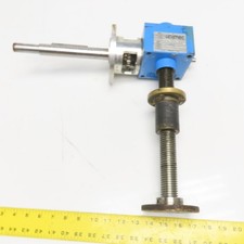 Unimec TP 204 1 Tom 1:5 Ratio Mechanical Screw Jack Actuator Flange Mount