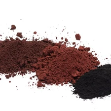3 Colors Iron Oxide Powder, Black,Brown,Wine Red Concrete Pigment Powder, Gro...