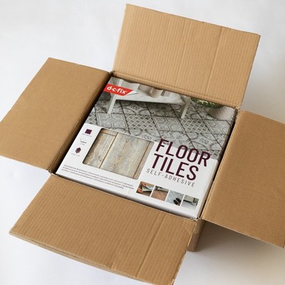 d-c-fix Washed Oak 30,48 cm x 30,48 cm selbstklebende Vinylbodenfliesen