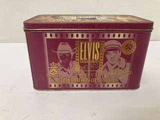 Vintage Elvis Gold Movies Series 3 Metallic Impressions Collector Cards