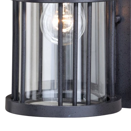 Vaxcel Lighting T0366 Black Wrightwood Single Light 12"H Outdoor Wall Sconce - Picture 3 of 10