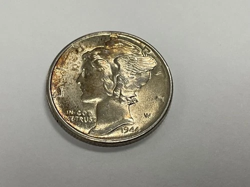 1944-S San Francisco Mercury Silver Dime AU/BU? - NICE COIN!