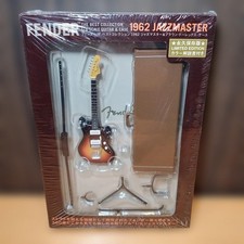 Fender Best Collection 1962 Jazzmaster scala 1/8 chitarra marrone custodia Tolex nuova