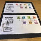 Jersey FDC First Day Covers 1982 PAIR OF POSTAGE DUE TO PAY MERCURY COVERS