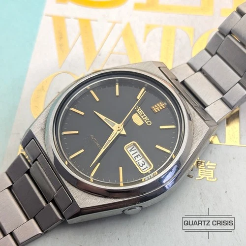 1997 Seiko 5 automatic watch (7s26-8760) FOR PARTS/REPAIR